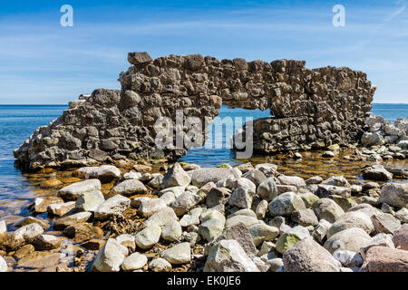 Costa del Mar Baltico in Sassnitz (Germania) sull'isola Ruegen. Foto Stock