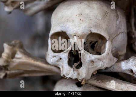 Ossario di Sedlec, Kutna Hora Repubblica Ceca Foto Stock