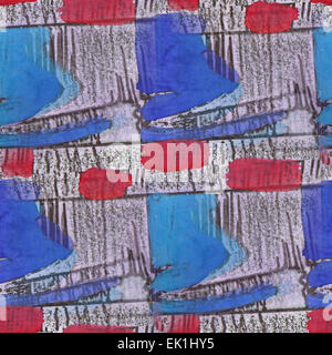 Seamless blu, azzurro barche texture sfondo pat Foto Stock