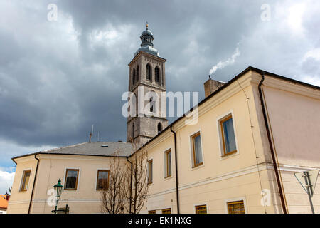 St James Church, Kutna Hora,UNESCO, Bohemia Repubblica Ceca Foto Stock