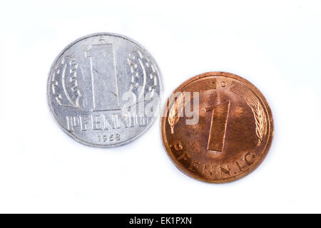 Ex oriente e occidente tedesco hard money, PF, Foto Stock