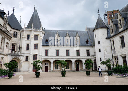 Il Castello di Chaumont, Chaumont-sur-Loire, Valle della Loira, Francia Foto Stock