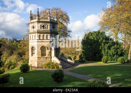 Torre Ottagonale a Studley Royal, Ripon, North Yorkshire. Foto Stock