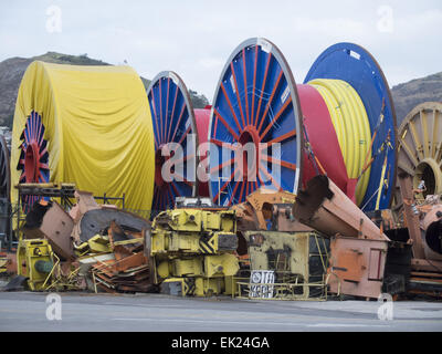 28 maggio 2014 - VitÃ³Ria, EspÃ-rito Santo, 00 - bobina del cavo, Vitoria, Espirito Santo, Brasile. © David H. pozzetti/ZUMA filo/Alamy Live News Foto Stock
