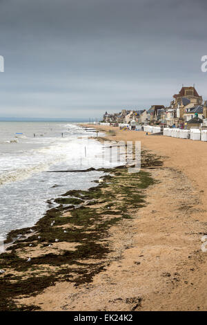 Saint Aubin sur mer,Calvados,Basse Normandie,Francia Foto Stock