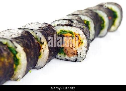 Rotoli di sushi Foto Stock
