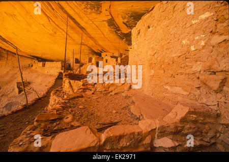 Keet Seel rovine Anasazi Indiano Navajo, monumento nazionale, Arizona Foto Stock