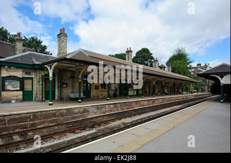 Knaresborough stazione ferroviaria Foto Stock