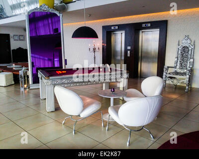 Arredi ornati in Beacon Hotel, Dublino. Foto Stock