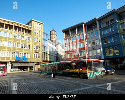 Germania Stoccarda Rathausplatz piazza del Municipio Foto Stock