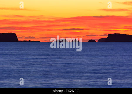 Tramonto a Ibiza, Spagna Foto Stock