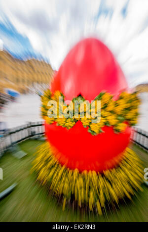 Vienna, il Castello di Schoenbrunn, mercato di Pasqua, Ostermarkt, Austria, 13. distretto, Schoenbrunn Foto Stock