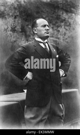 Primo Ministro italiano Benito Mussolini, Ritratto, circa 1920 Foto Stock