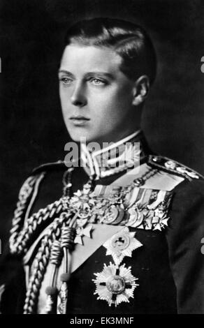 King Edward VIII, come il Principe di Galles, Ritratto, circa 1920 Foto Stock