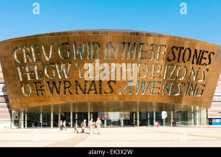 Millennium Centre Cardiff Wales, Regno Unito. Foto Stock