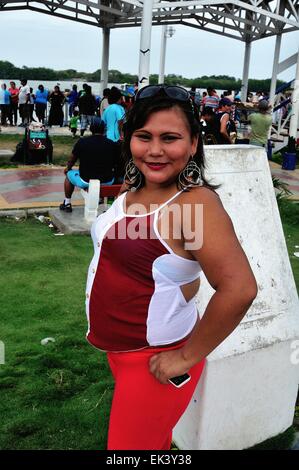 Festival del giorno di San Pedro e El Señor del Mar ( Signore del mare ) in PUERTO PIZARRO. Dipartimento di Tumbes .PERÙ Foto Stock