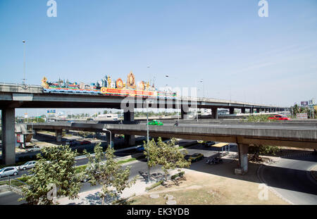 Thai sistema autostradale vicino a Bangkok in Tailandia Foto Stock