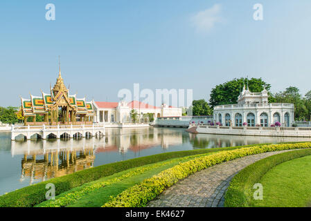 Bang Pa-In Royal Palace, Ayutthaya, Thailandia Foto Stock