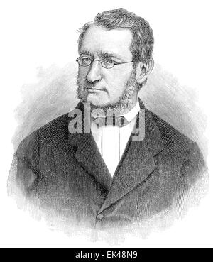 Julius Robert von Mayer, 1814 - 1878, un medico tedesco e il fisico e uno dei fondatori della termodinamica Foto Stock
