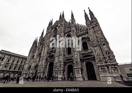 Duomo di Milano, Italia Foto Stock
