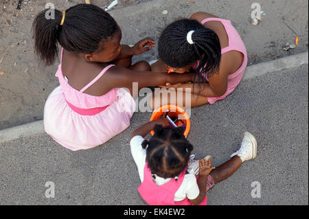 Langa Township aprire strade evento Foto Stock