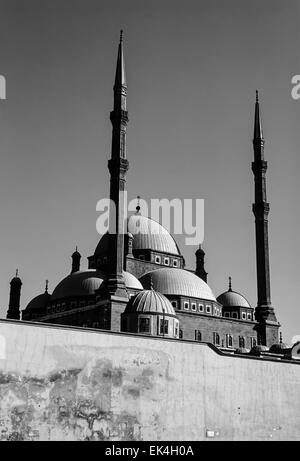 L'Egitto, al Cairo, vista del Mohamed Aly Moschea - Scansione su pellicola Foto Stock