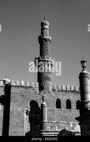 L'Egitto, al Cairo, vista del Mohamed Aly Moschea - Scansione su pellicola Foto Stock