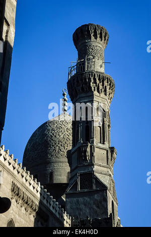 L'Egitto, al Cairo, vista del Mohamed Aly Moschea - Scansione su pellicola Foto Stock