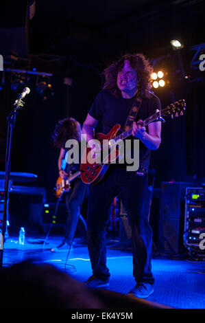 Torsten Kinsella, lead voice e il chitarrista della Irish post rock band " Dio è un astronauta', ciampino roma concerto, Italia, Foto Stock