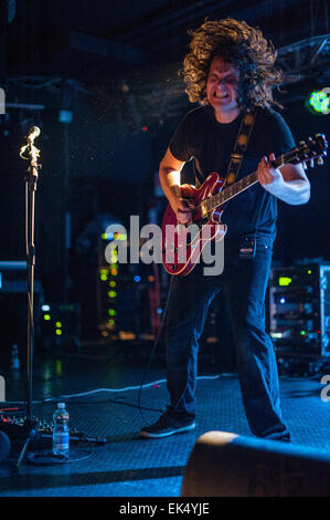 Torsten Kinsella, lead voice e il chitarrista della Irish post rock band " Dio è un astronauta', ciampino roma concerto, Italia Foto Stock