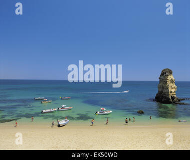 Il Portogallo, Algarve, Praia de Dona Ana, Lagos Foto Stock