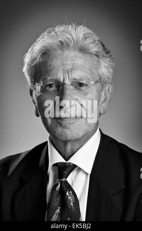 L'Italia, ritratto in studio af medioevo business man Foto Stock