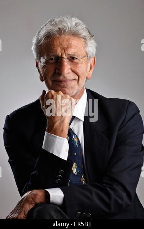 L'Italia, ritratto in studio af medioevo business man Foto Stock