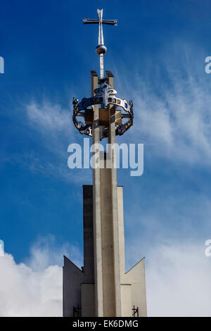 Chiesa di San Venceslao e San Agnese ceco, Hustopece, southern Moravia Repubblica Ceca Foto Stock