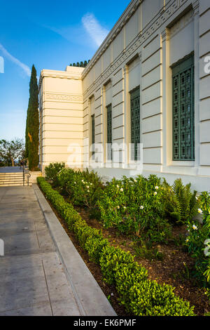 L'esterno dell Osservatorio Griffith, a Los Angeles, California. Foto Stock