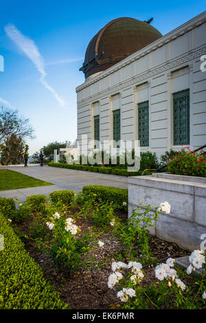 L'esterno dell Osservatorio Griffith, a Los Angeles, California. Foto Stock