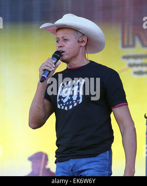 Route 91 Harvest Festival di musica country al MGM Resorts Village - Giorno 1 - Prestazioni - Neal McCoy con: Neal McCoy dove: Las Vegas, Nevada, Stati Uniti quando: 03 Ott 2014 Foto Stock