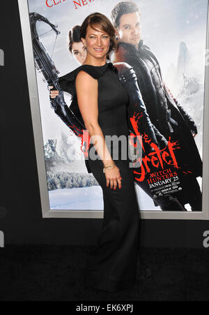 LOS ANGELES, CA - Gennaio 24, 2013: Zoe Bell presso il Los Angeles premiere di " Hansel e Gretel: Cacciatori di Streghe' a Grauman's Chinese Theater di Hollywood. Foto Stock