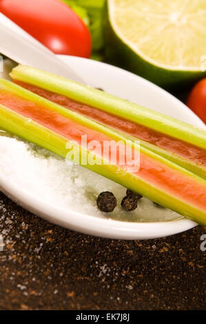 Jelly bloody mary Foto Stock