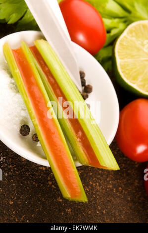 Gelatina di ordinaria bloody mary Foto Stock