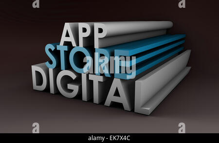 Application Store Foto Stock