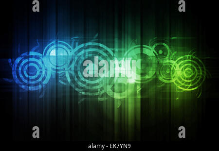 Tecnologia astratto Foto Stock