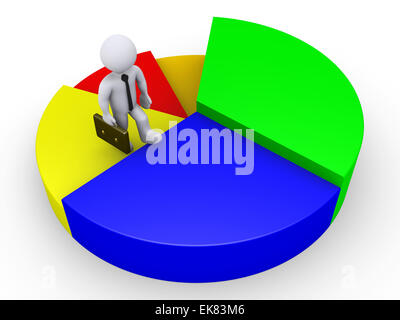 Camminare verso risultati migliori Foto Stock