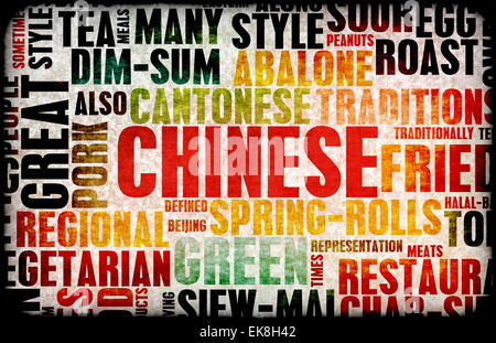 Cibo cinese Foto Stock