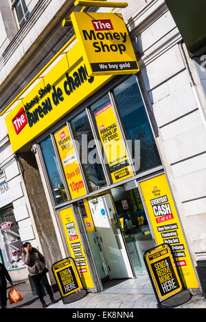 Il denaro Shop bureau de change - Londra Foto Stock