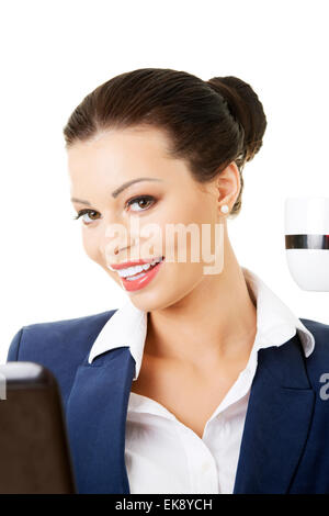 Bella donna manager Foto Stock