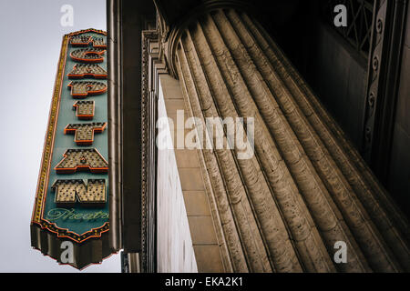 Il El Capitan theater, a Hollywood e Los Angeles, California. Foto Stock