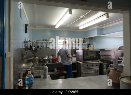 Cucina, Vernadsky Base di ricerca, Galindez Island Isole argentino, Antartide Foto Stock