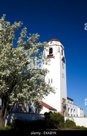 Il Boise Depot a Boise, Idaho, Stati Uniti d'America. Foto Stock