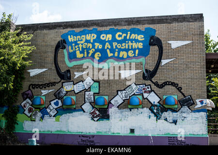 Memphis, Tennessee , street art e Graffiti , Foto Stock